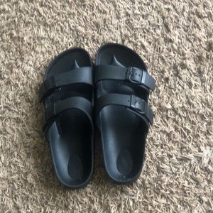 Black slides size 8 women